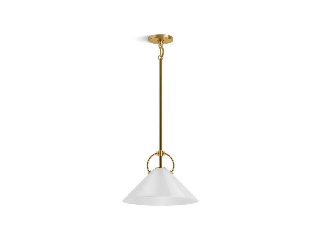 Kohler KernenE by Studio McGee 14'' pendant - Brushed Moderne Brass by Kohler
