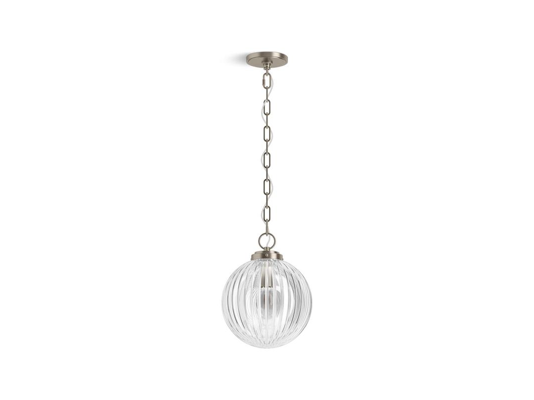 Kohler EmbraE by Studio McGee 10'' pendant - Brushed Nickel by Kohler