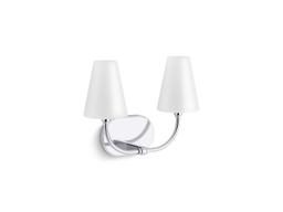 Kohler KernenE by Studio McGee Two-light sconce - Polished Nickel - image 2