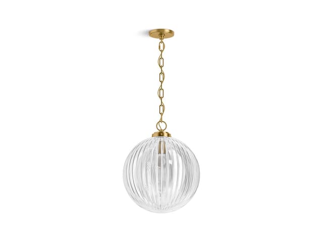 Kohler EmbraE by Studio McGee 14'' pendant - Brushed Moderne Brass