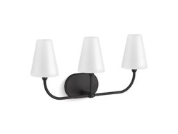 Kohler KernenE by Studio McGee Three-light sconce - Matte Black - image 1