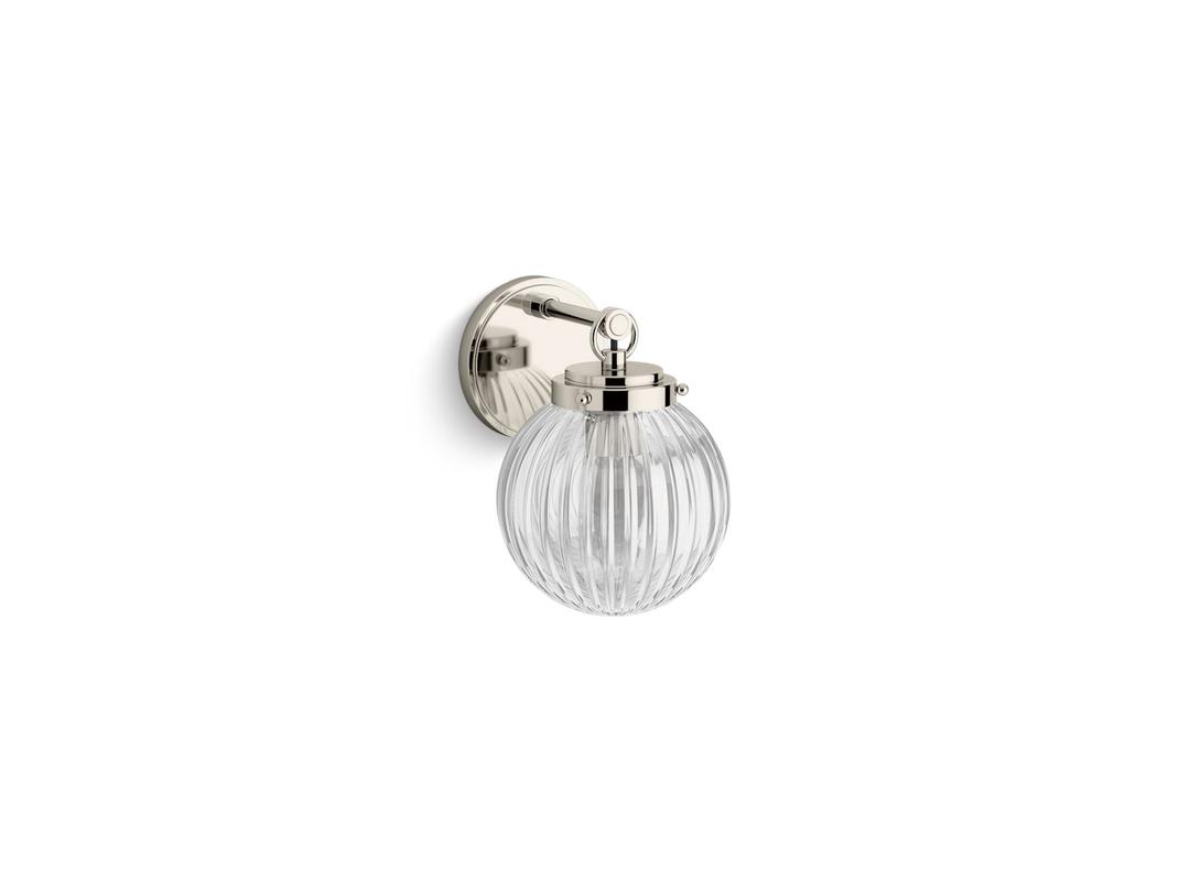 Kohler EmbraE by Studio McGee One-light sconce - Polished Nickel by Kohler