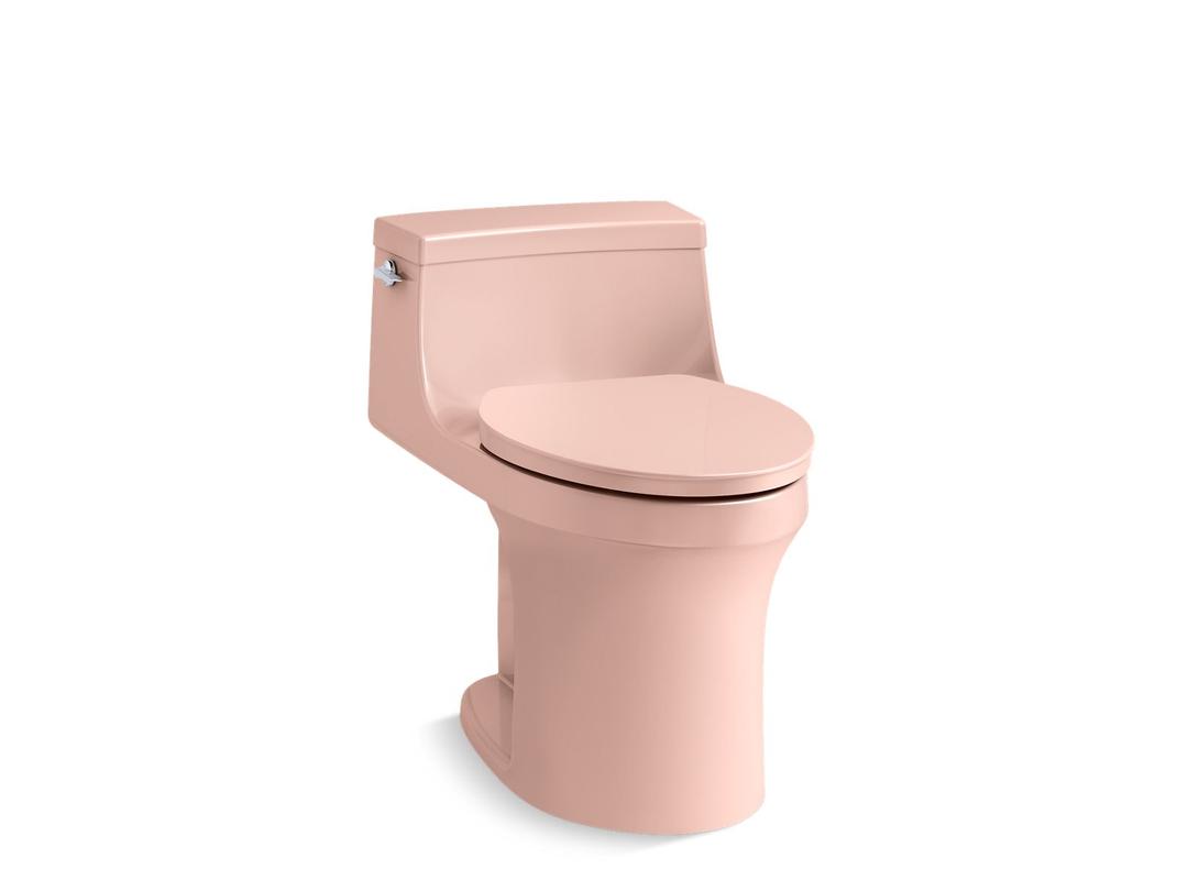 San Souci One-piece compact elongated toilet with concealed trapway, 1.28 gpf by Kohler