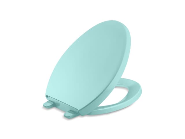 Kohler Reveal Quiet-CloseE elongated toilet seat - 150th Spring Green
