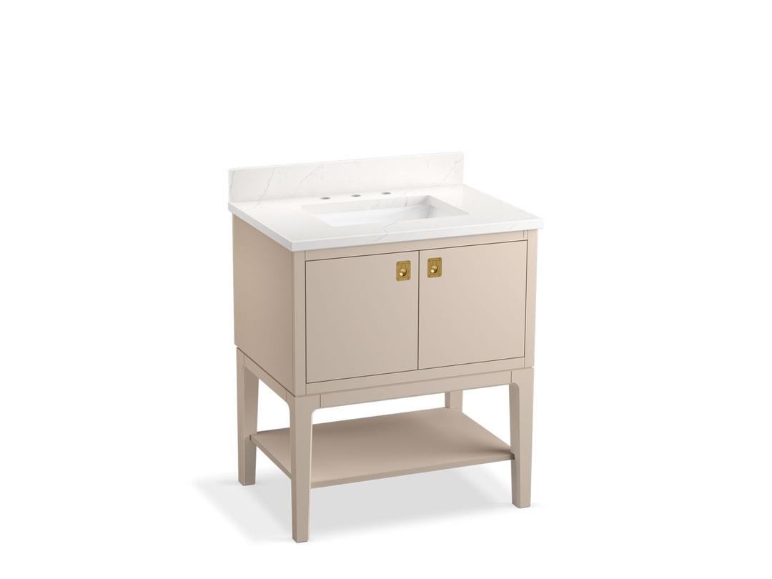 Kohler | Seagrove by Studio McGee | Vanity Combo With Countertop - Light Clay by Kohler