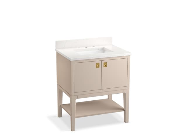 Kohler | Seagrove by Studio McGee | Vanity Combo With Countertop - Light Clay