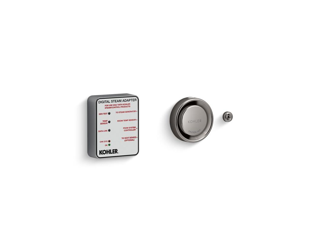 Kohler Invigoration Series Digital steam adapter kit - Vibrant Titanium by Kohler