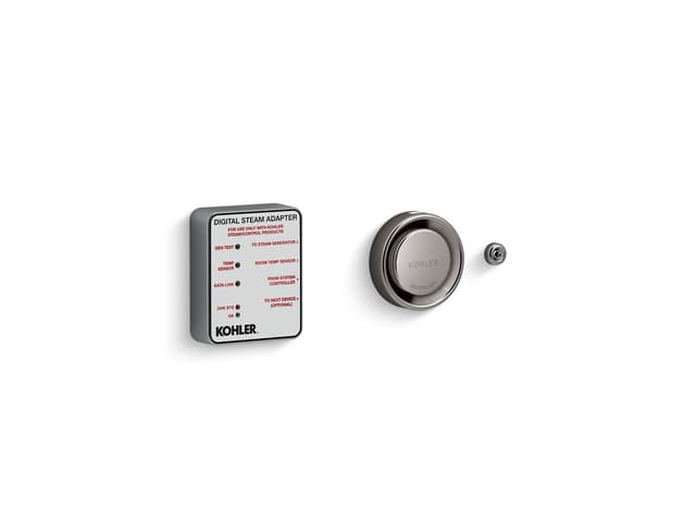Kohler Invigoration Series Digital steam adapter kit - Vibrant Titanium