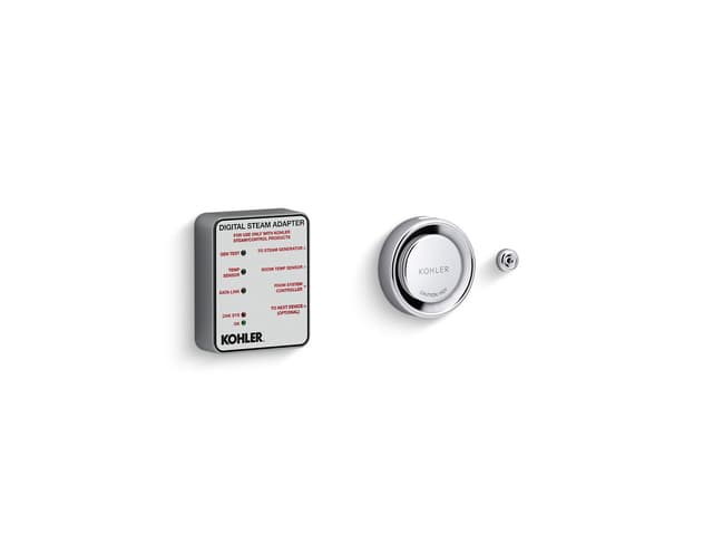 Kohler Invigoration Series Digital steam adapter kit - Polished Chrome