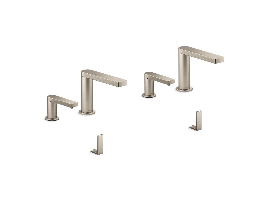 Kohler Touchless lavatory faucets and soap dispensers for ConstellationE lavatory system, 0.5 gpm - Vibrant Brushed Nickel by Kohler