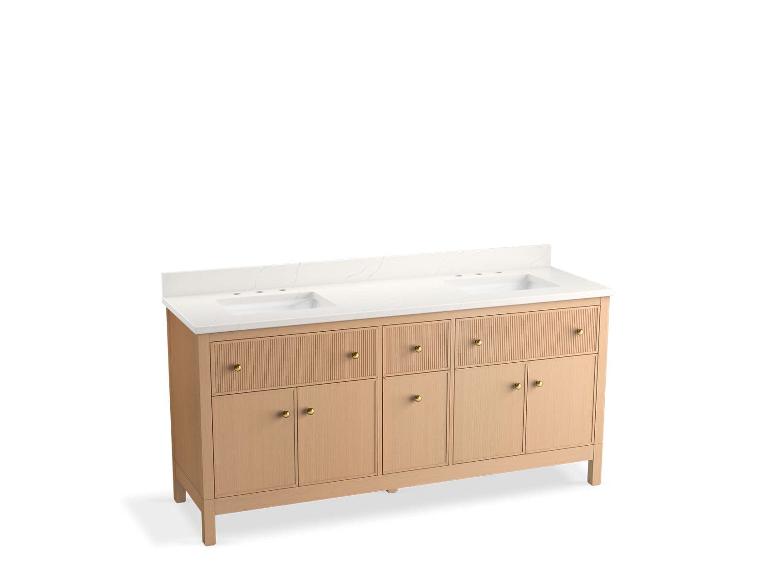 Kohler | Malin by Studio McGee | Vanity Combo With Countertop - White Oak by Kohler