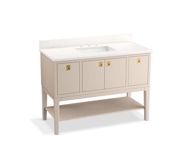 Kohler | Seagrove by Studio McGee | Vanity Combo With Countertop - Light Clay