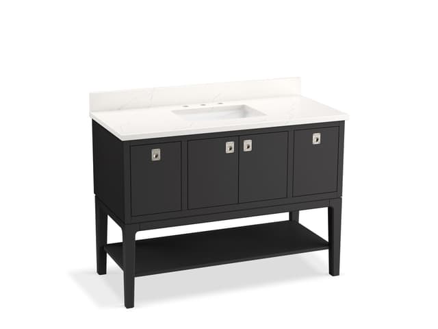 Kohler | Seagrove by Studio McGee | Vanity Combo With Countertop - Ferrous Grey