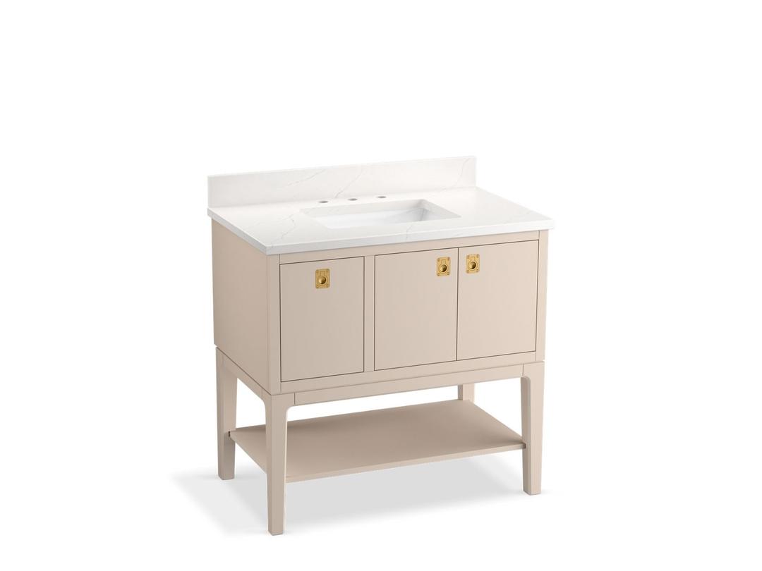 Kohler | Seagrove by Studio McGee | Vanity Combo With Countertop - Light Clay by Kohler