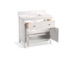 MalinE by Studio McGee 36'' bathroom vanity cabinet with sink and quartz top - image 4
