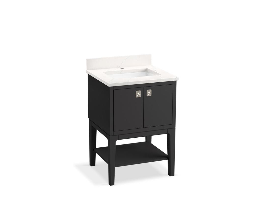 Kohler | Seagrove by Studio McGee | Vanity Combo With Countertop - Ferrous Grey by Kohler