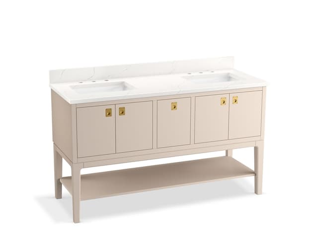 Kohler | Seagrove by Studio McGee | Vanity Combo With Countertop - Light Clay