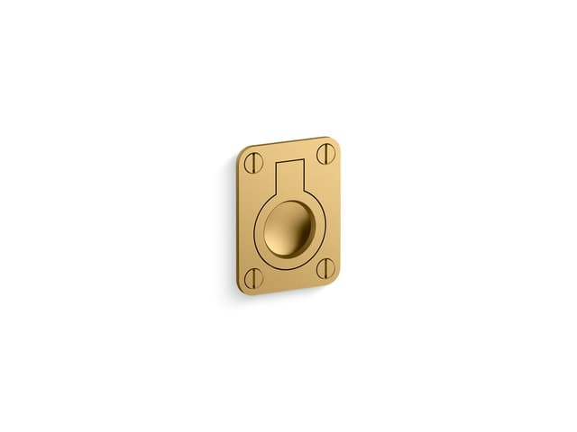 Kohler | Seagrove by Studio McGee | Cabinet Pull - Vibrant Brushed Moderne Brass