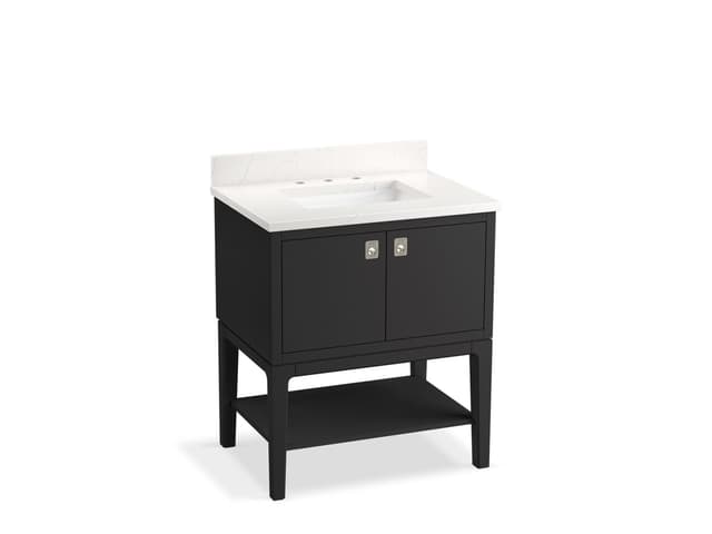 Kohler | Seagrove by Studio McGee | Vanity Combo With Countertop - Ferrous Grey