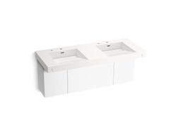 Kohler ConstellationE 60'' wall-mount basin lavatory system - Et Statuario - image 3