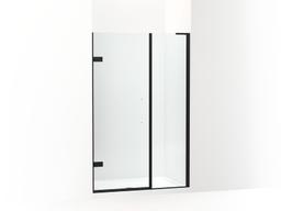 Kohler ComposedE 3/8'' pivot door glass and hardware, no handle - Matte Black - image 1
