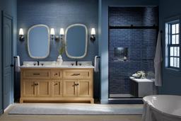 CharlemontE 72'' bathroom vanity cabinet with sinks and quartz top - image 23