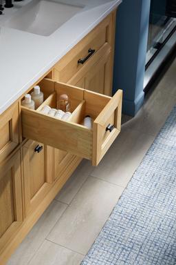 CharlemontE 72'' bathroom vanity cabinet with sinks and quartz top - image 30