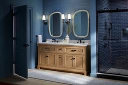 CharlemontE 72'' bathroom vanity cabinet with sinks and quartz top - image 24