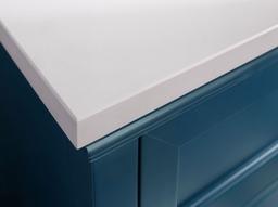 30'' bathroom vanity cabinet with sink and quartz top - image 23