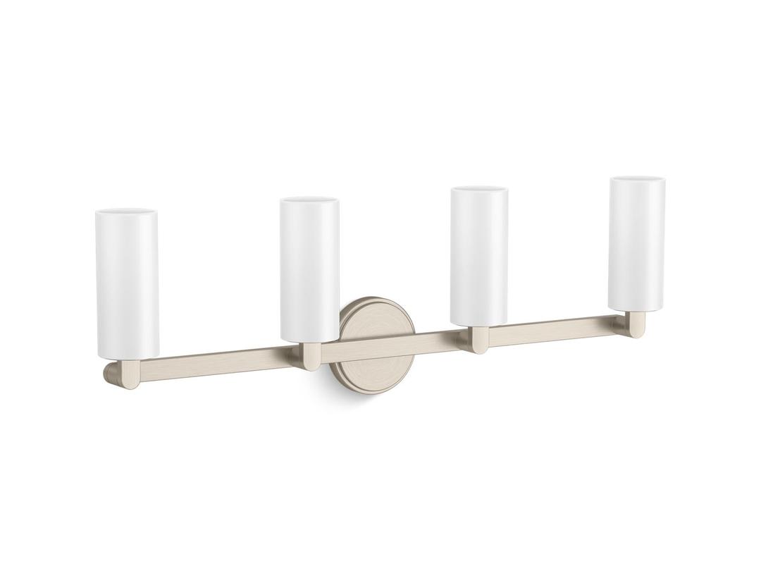 Kohler Crue Four-light sconce - Brushed Nickel by Kohler