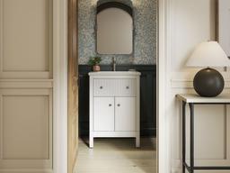 24'' bathroom vanity cabinet with sink and quartz top - image 10