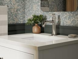 24'' bathroom vanity cabinet with sink and quartz top - image 15