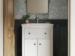 24'' bathroom vanity cabinet with sink and quartz top - image 17