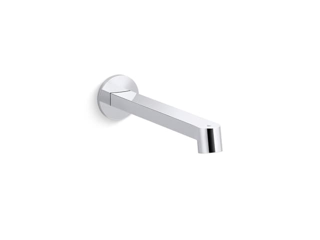 Kohler Components Touchless wall-mount lavatory faucet with Kinesis sensor technology, AC-powered, 0.5 gpm - Polished Chrome