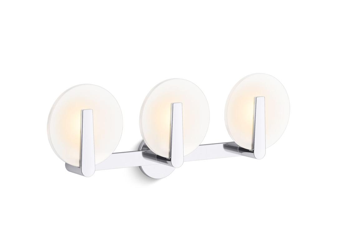 Kohler Hint Three-light sconce - Polished Chrome by Kohler