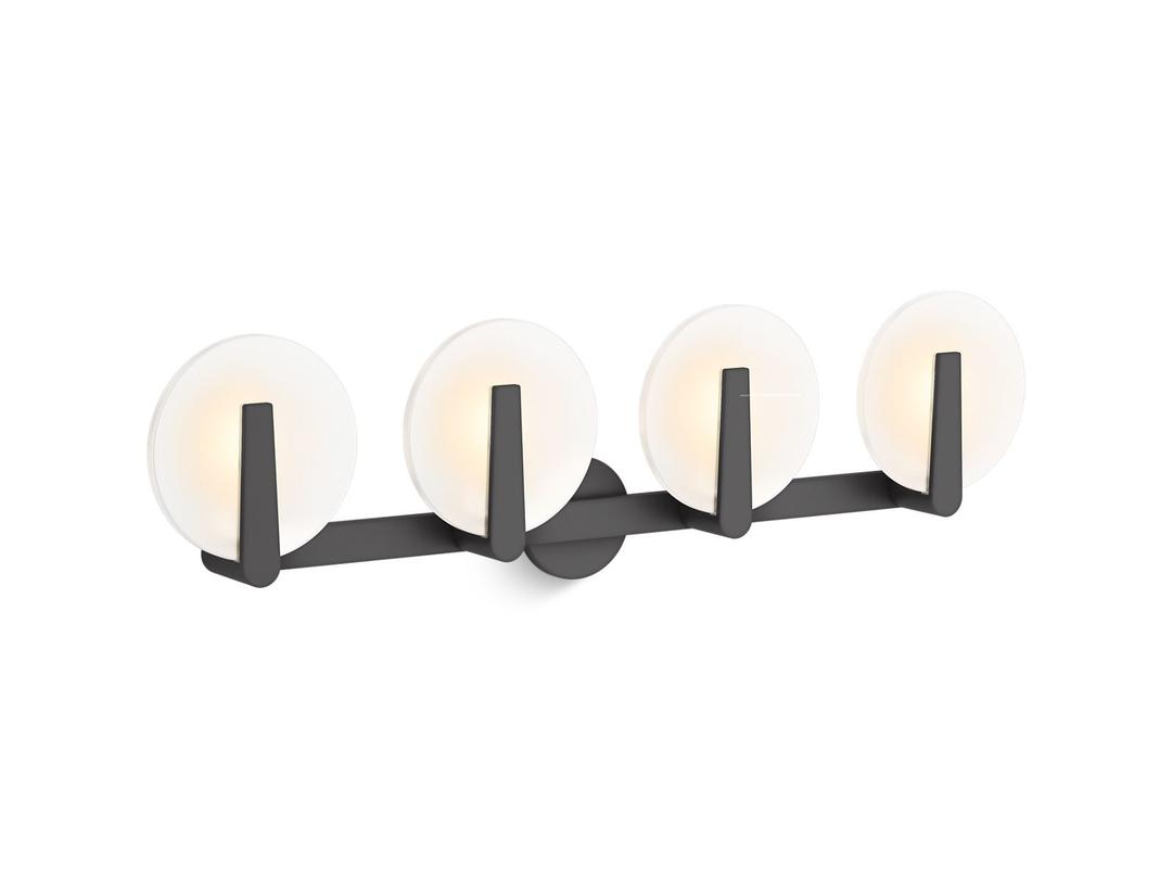 Kohler Hint Four-light sconce - Matte Black by Kohler