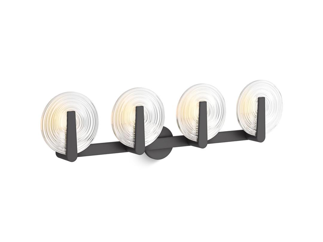Kohler Hint Four-light sconce - Matte Black by Kohler