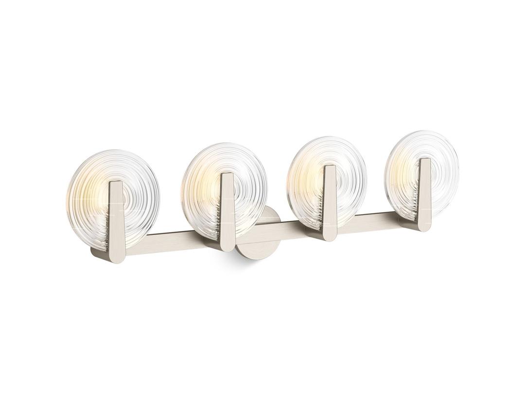 Kohler Hint Four-light sconce - Brushed Nickel by Kohler