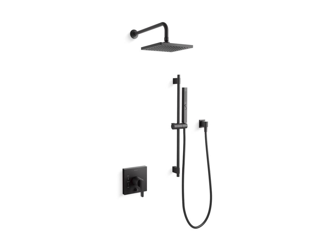 Kohler | Honesty | Shower System Kit - Matte Black by Kohler