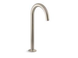 Kohler Components Touchless single-hole lavatory faucet with Kinesis sensor technology, Tube design, 0.5 gpm - Vibrant Brushed Moderne Brass - image 4
