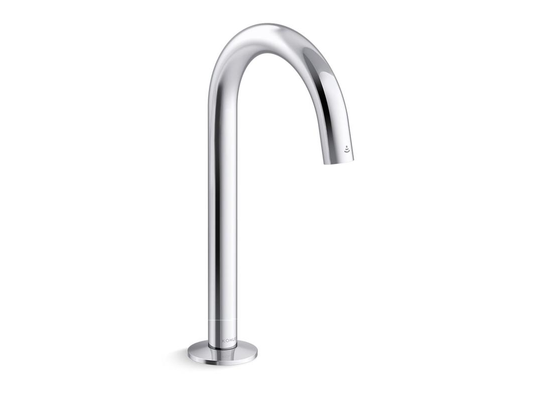 Kohler Components Touchless lavatory faucet with Kinesis sensor technology, Tube design, DC-powered, 0.5 gpm - Polished Chrome by Kohler