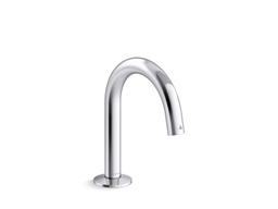Kohler Components Touchless single-hole lavatory faucet with Kinesis sensor technology, Tube design, 0.5 gpm - Vibrant Brushed Moderne Brass - image 2
