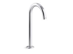 Kohler Components Touchless single-hole lavatory faucet with Kinesis sensor technology, Tube design, 0.5 gpm - Vibrant Brushed Moderne Brass - image 2