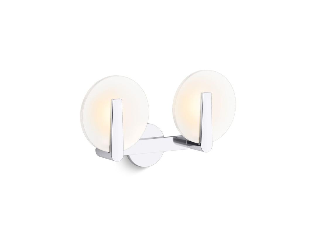 Kohler Hint Two-light sconce - Polished Chrome by Kohler