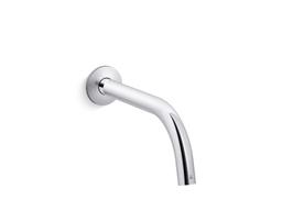 Kohler ComponentsE Touchless wall-mount lavatory faucet with Kinesis sensor technology, Tube design, AC-powered, 0.5 gpm - Vibrant Brushed Moderne Brass - image 2