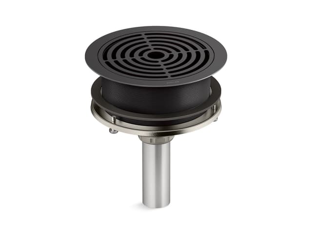 Kohler Aquifer 4-in-1 Grated Drain Matte Black