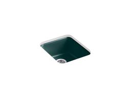 Kohler Iron/Tones 17'' Top-/Undermount Single-Bowl Bar Sink - Teal - image 1