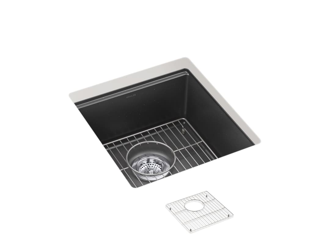 Kohler BillingsE 18'' undermount bar sink - Matte Graphite by Kohler