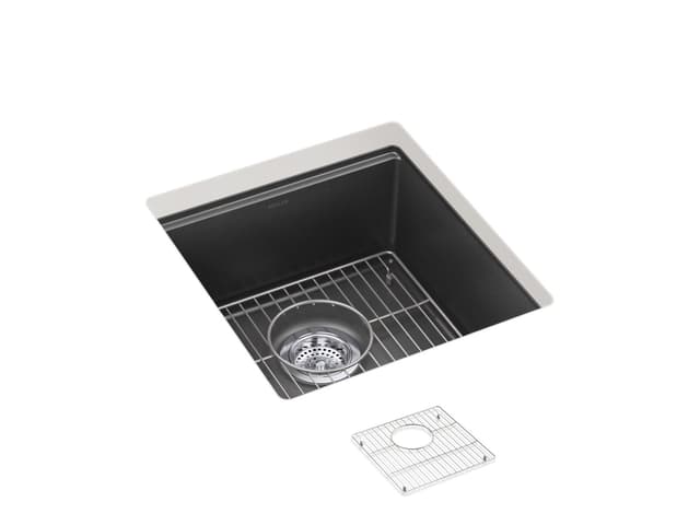 Kohler BillingsE 18'' undermount bar sink - Matte Graphite