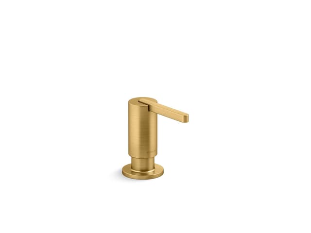 Kohler Components Soap/lotion dispenser - Vibrant Brushed Moderne Brass